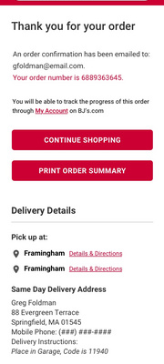 Order Summary
