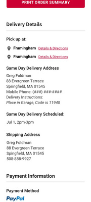 Order Summary